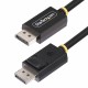 StarTech.com DP21-1M-DP80-CABLE cable DisplayPort Negro